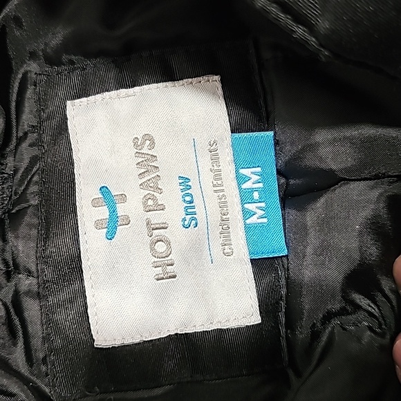 Hot Paws medium black snow pants - Picture 6 of 8